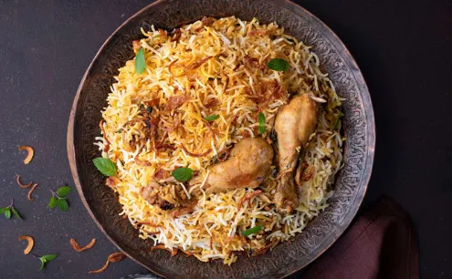 Bombay Plats au biryani menu