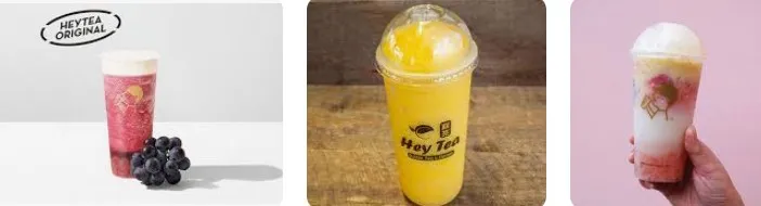 Heytea Smoothie Carte 