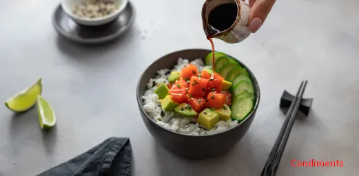 Yummy Sushi Condiments